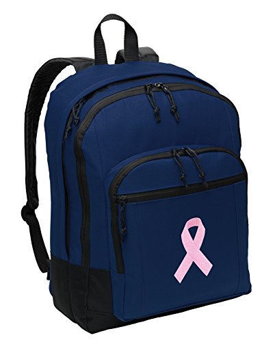 Classic Pink Ribbon Backpack Medium Pink Ribbon Backpack Laptop Sleeve