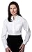 Tri-Mountain Echo Long Sleeve Oxford Shirt, M, White