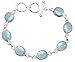 Genuine & Created Gemstone 925 Sterling Silver Overlay Handmade Fashion Bracelet Jewelry