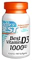 Doctor's Best Best Vitamin D3 1000 IU, Softgel Capsules, 180-Count
