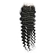UNice Hair Icenu Series Peruvian Deep Wave Virgin Hair 4x4 Lace Closure with Bundles Real Human Hair Weft Extensions Natural Color 95-100g/piece (18 20 22+14Closure)