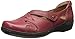 Clarks Women's Evianna Peal Flat, Red, 7 M US