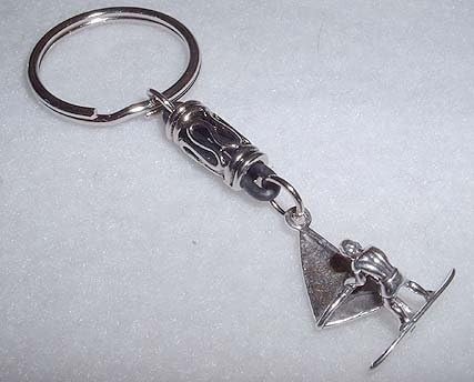 Windsurfer Keychain