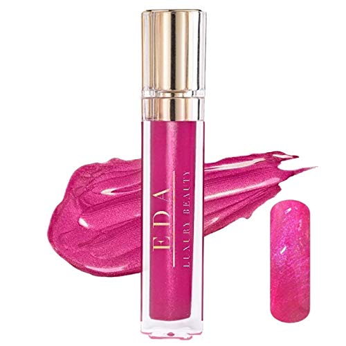 EDA LUXURY BEAUTY PINK BOMB DIAMOND SHINE LIP GLOSS Full Coverage High Pigmented Creamy Color Super Shiny Professional Makeup Long Lasting Liquid Lipstick 1 EDA LUXURY BEAUTY PINK BOMB DIAMOND SHINE LIP GLOSS Full Coverage High Pigmented Creamy Color Super Shiny Professional Makeup Long Lasting Liquid Lipstick