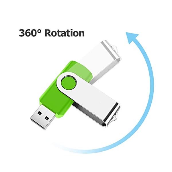 USB Sticks 2GB 10 Stück Speichersticks Drehbar Memory Stick 2 GB 10 Pack DatenSpeicherung Pen Drive Mehrfarbige Flash Laufwerk – Bild 6