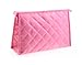 SODIAL(R) Pink Zipper Closure Small Pouch Cosmetic Case Bag For Women