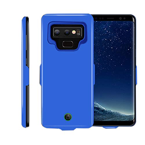 Idealforce Samsung Galaxy Note 9 Battery Case,7000mAh External USB Port Power Bank Cover Portable Charger Protective Charging Case for Samsung Galaxy Note 9 (Blue)