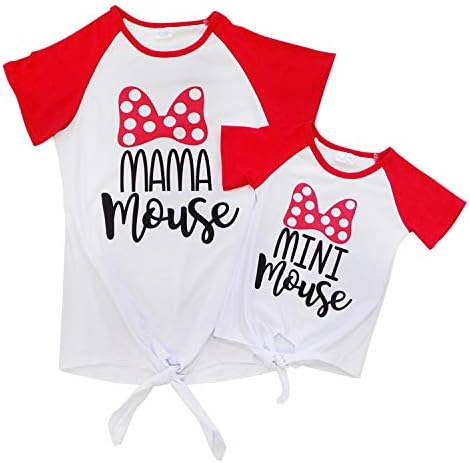 Mom Mommy & Me T-Shirt - Toddler Girls Teens Moms - Matching Mom Daughter Outfits