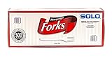 Solo Plastic Forks, White, 500 Ct TEJ