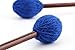 Foraineam Basics Series Medium Keyboard Marimba Mallets With Maple Handle and Blue Yarn Head