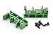 Electronics-Salon 5 Sets DIN Rail Mounting Adapter Bracket Holder Carrier Clips, for 35mm, 32mm or 15mm DIN Rail.