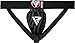 RDX MMA Abdo Guard Groin Cup Boxing Adult Abdominal Protector Jock Strap Muay thai,Black,Medium