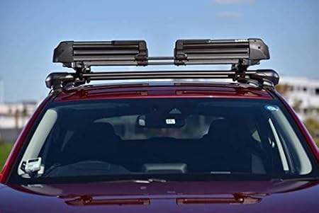 Amazon Inno Rack Gravity W 6ファットスキーまたは4スノーボード 軽量アルミニウムマットブラック Ina951 カー キャリア ルーフボックス 車 バイク