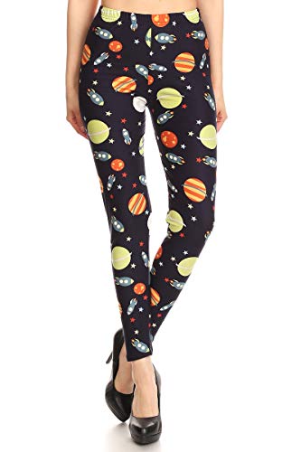 41NdtGlWbQL Leggings Depot Women's Ultra Soft High Waist Fashion Leggings BAT1 - Image 3