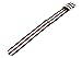 BARTON WATCH BANDS 18mm Navy/Crimson/Ivory Standard Length Ballistic Nylon NATO® Style Straps