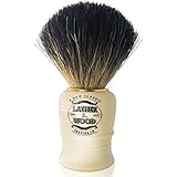 Pure Badger Shaving Brush –Premium Handmade in England – Simply the Best Luxury Men’s Shave Brush (Pure Badger)