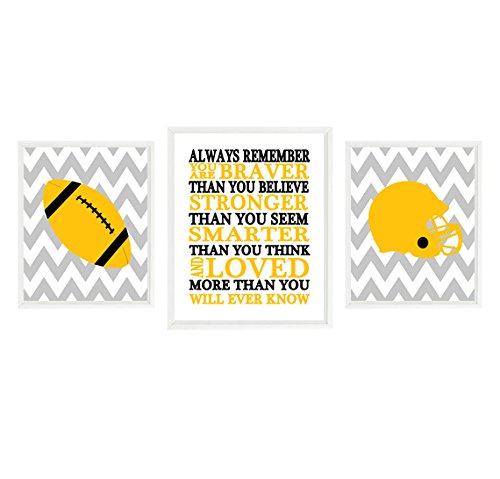 Amazon Com Football Nursery Wall Art Baby Boy Nursery Always