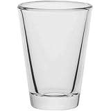 AmazonCommercial Bar Shot Glass - Set of 6, Clear, 1.6 oz