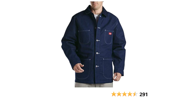denim blanket lined chore coat
