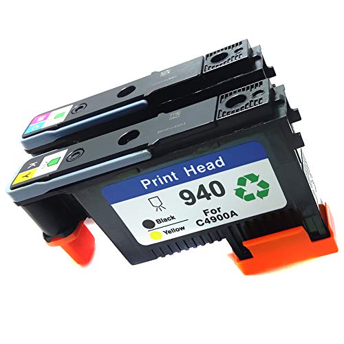 Jalada 2 Pack HP940XL 940 Printhead for HP Officejet Pro 8000 8500 Hp 940 Print Head C4900A C4901A for HP Officejet Pro 8000 8500 8500A 8500A Plus 8500A - Thumbnail 3