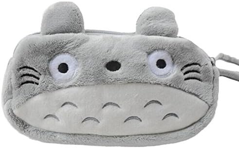 AWG Totoro Cute Plush Large Two-Zipper Pencil/Pen Bag Pouch