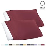 2-Pack Pillowcases, King, Red