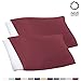 2-Pack Pillowcases, King, Red