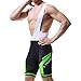 X-TIGER Men's Cycling Bib Pants Winter,5D Padded Cycling Bike Tights,Thermal Compression Bicycle Leggings