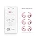 AhaStyle 3 Pairs AirPods Ear Hooks Cover Silicone Accessories Compatible with Apple AirPods and EarPods Headphones(Pink)