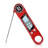 Ankace Meat Thermometer, [2018 Upgraded Version] Ultra Fast Instant Read Meat Thermometer, Digital Food Thermometer with Talking Function, Backlight and Calibration for Kitchen, Cooking, BBQ