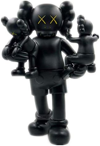 YUANC KAWS with Kids Dissected Companion Original Fake Art Toys Action Figure Figurine Plush Doll Toy Model Statue Accessories Collection Morden Gift 16 inch (Black)
