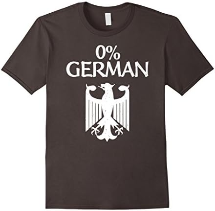 Mens Funny 2017 Oktoberfest Shirt - 0 Percent German XL Asphalt