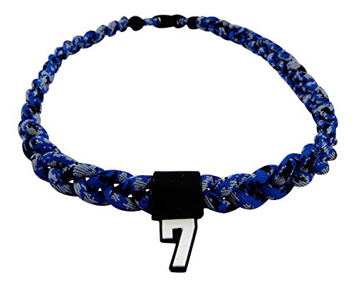Pick Your Number - Digital Camo Braided Titanium Tornado Necklace