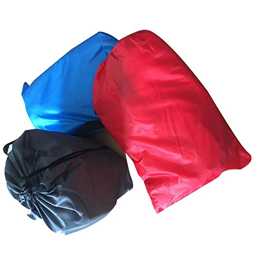 GuDoQi Inflatable lounger 210D Nylon portable waterproof air beds sleeping sofa couch for travelling, camping, beach, park, backyard