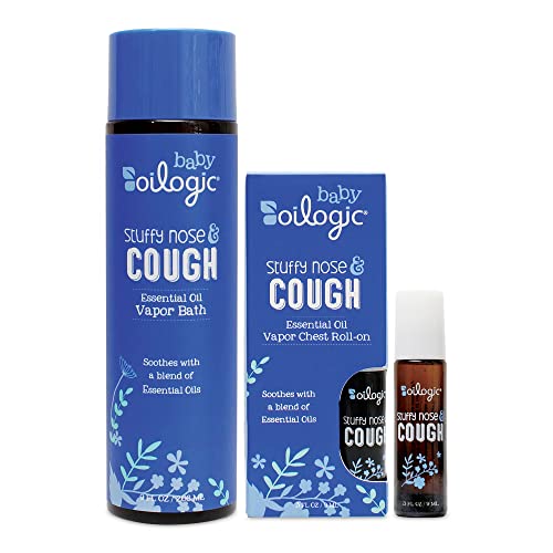 Oilogic Baby Bath Essentials Stuffy Nose & Cough Bundle Vapor Bath
