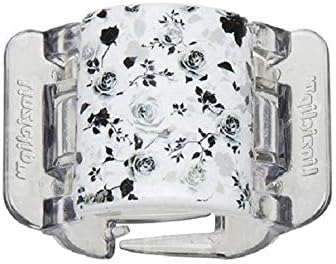 Linziclip Midi Hair Claw Clip - Hidden Springs, Great Grip, many Colors & Styles, suits thick hair and shorter to medium length hair (Floral Rose)