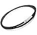 FIBO STEEL 4mm Stainless Steel Braided Leather Necklace for Men Women Rope Chain, 16-30 inches