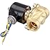 Vktech 2W-200-20 3/4 Inch Brass Electric Solenoid Valve Water Air Fuels N/C DC 12V