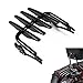 PBYMT Black Detachable Stealth Mounting Luggage Rack Compatible for Harley Touring Road King Street Glide 2009-2020