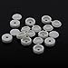 Yongcum Screw Caps Cover #8 M4 Nylon White Screw Cap Pack of 100pcs SAM4
