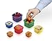 Healthy Packers 7 Piece Portion Control Food Container Kit with Complete Guide, 100% Leak Proof, Multi-Colored System