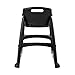 Rubbermaid Commercial Products Sturdy High Chair, 33lb Capacity, Black, Pre-Assmbled Without Wheels, Stackable, Fits Under Table for Child/Baby/Toddler Seating