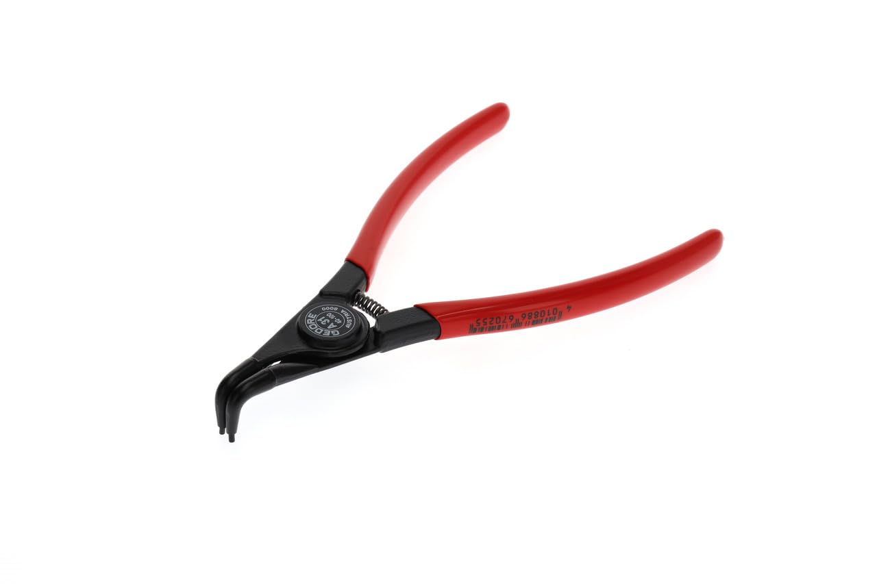 GEDORE Circlip pliers for outer circlips, With opening spring/finger protection, 90° angled, Tip dia. 2.3 mm, 8000 A 31