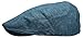 Men's Linen Flat Ivy Gatsby Summer Newsboy Hats (Blue, LXL)