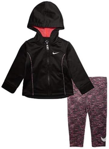Amazon Co Jp Nike ナイキ 2 4歳用サイズ Dri Fit 女の子用swooshロゴが可愛いフリースフード付きジャージ上下2点セット Racer Pink パーカー セットアップ ジョガーパンツ 4t 96 104 並行輸入品 ベビー マタニティ