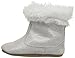 Robeez Girls' Thea Twinkle Boot, Grey, 12-18 Months M US Infant