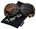 Tantino® Big Huge Oversized Square Sunglasses Womens Fashion Tortoise Frame