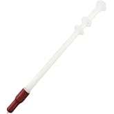 Pill Shooter for Cats and Dogs &ndash; Soft Tip Pet Piller for Easy Medication Delivery | Pill Gun Dispenser Tool for Small or Large Pets | Upgraded H- Bar Design Reusable Syringe Device &ndash; Red, 1-Pack