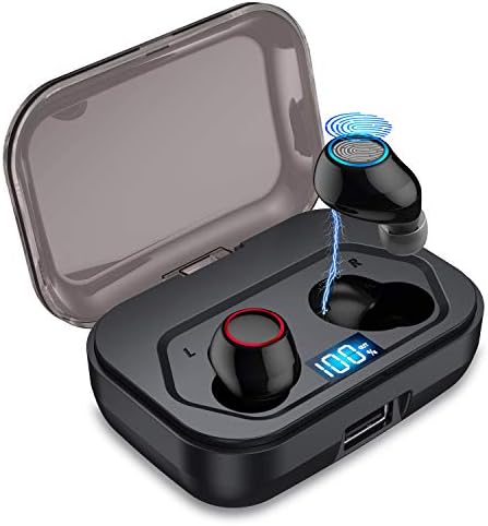 Only Charging Case 【Be Careful】 for A1 True Wireless Earbdus, 【Only Charging Case, Without Earbuds】 3500mAh Long Battery, LED Battery Display, 80H Playtime, Power Bank Function