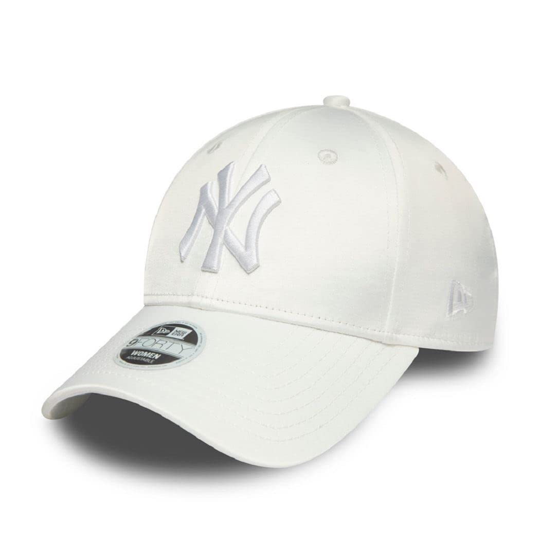 New Era New Yorks Yankees MLB Satin White 9Forty Adjustable Women Cap — image 1